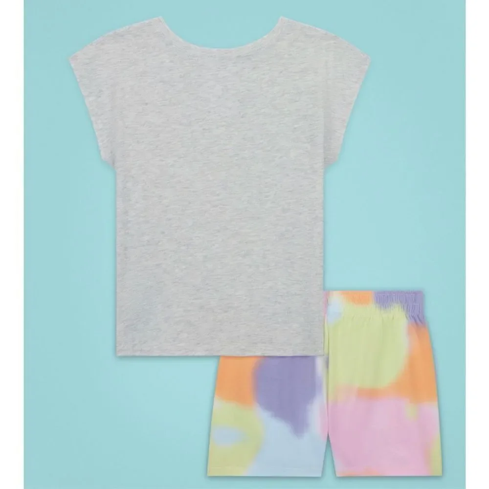 CONVERSE GIRLS SIZE 4 Blur Chuck Taylor Patch T-Shirt & Short Set